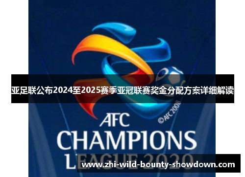 亚足联公布2024至2025赛季亚冠联赛奖金分配方案详细解读